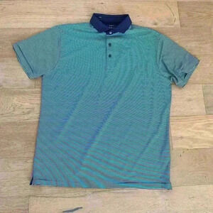 Mizzen + Main Phil Mickelson Polo Shirt Blue XL